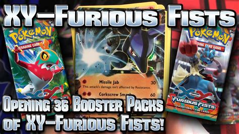 Pok Mon Xy Furious Fists Tcg Booster Box Opening Youtube