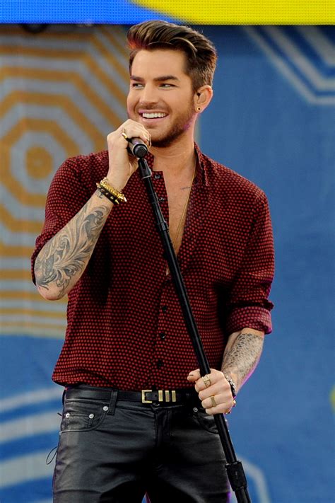 Adam Lambert Gma June 19 2015 Queen With Adam Lambert Adam Lambert Concert Leather Men