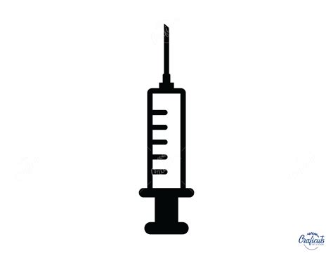 Syringe SVG, Syringe Clip Art, Instant Digital Download Svg/png/dxf/eps ...