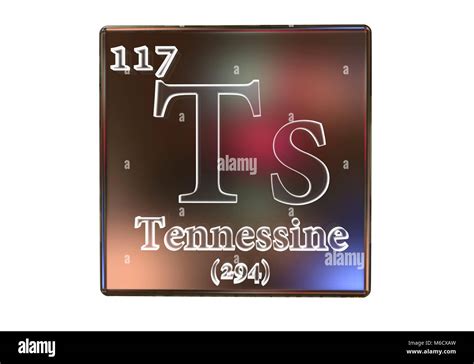 Atomic number 117 Cut Out Stock Images & Pictures - Alamy
