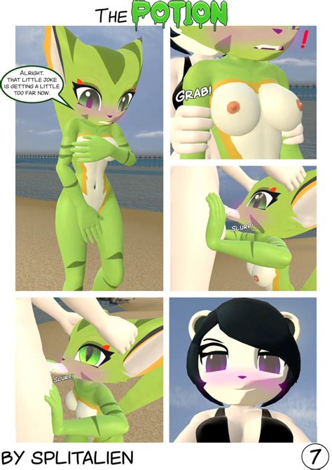 Rule 34 1futa 1girls 3d Anthro Balls Beach Carol Tea Clothed Clothing Comic Dialogue Duo