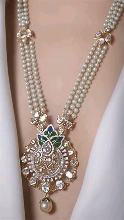 Pin By Ruzma Shakir On Pins By You In Pearl Jewelry Design Neck