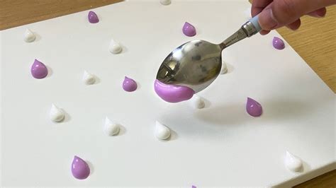 Spoon Painting Technique Acrylic Painting YouTube