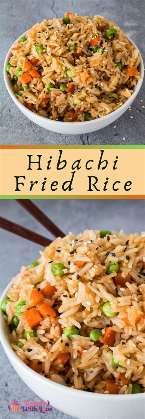 Hibachi Fried Rice | Bake It With Love