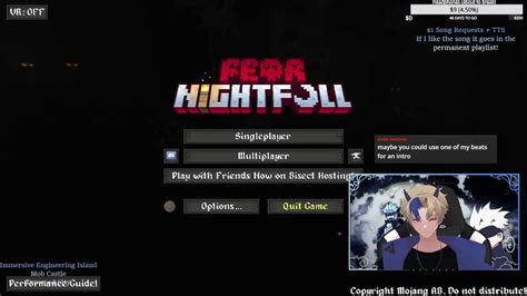 Surprise Late Night Stream Fear Nightfall Minecraft Youtube