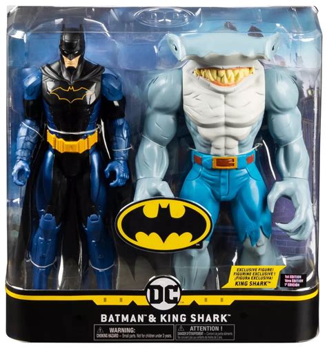 DC Creature Chaos Batman King Shark Action Figure 2 Pack Walmart