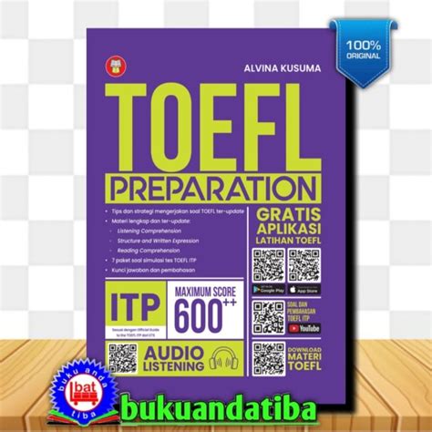 Jual Buku Toefl Preparation Alvina Kusuma Shopee Indonesia