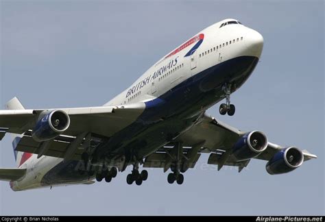 G CIVL British Airways Boeing 747 400 At London Heathrow Photo ID