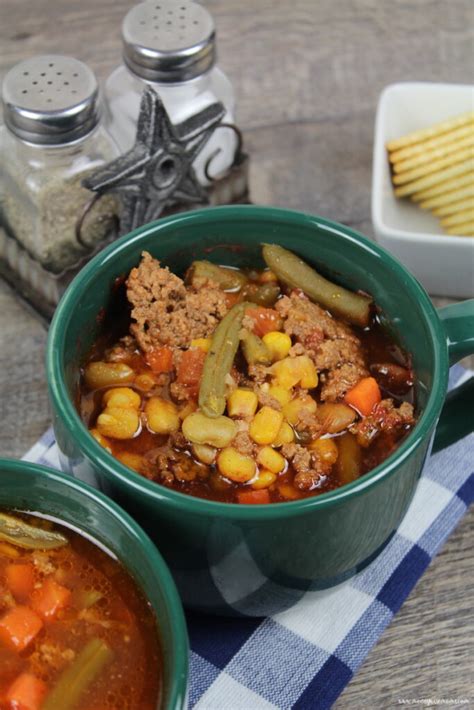 Slow Cooker Hamburger Soup - Moneywise Moms - Easy Family Recipes