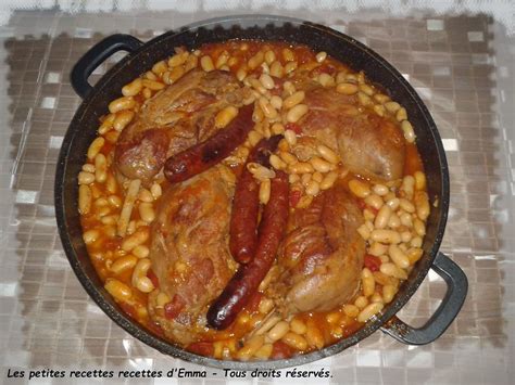 Les petites recettes d Emma Mogettes de Vendée façon cassoulet à IG