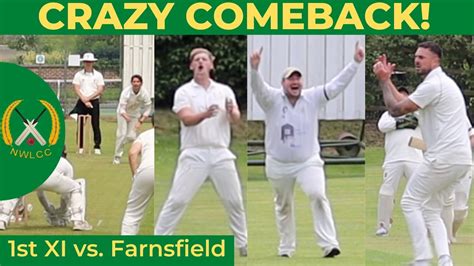 CRAZY COMEBACK Cricket Highlights W Commentary NWLCC 1sts V