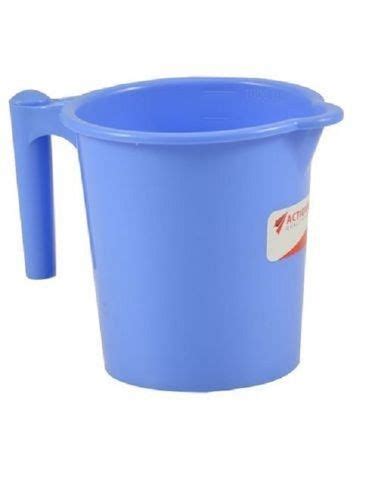 Unbreakable Strong And Light Weight Plain Plastic Mug For Bathroom Age