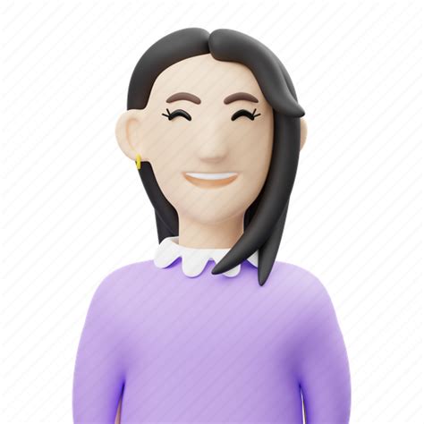 Woman Employee Avatar 3d Illustration Download On Iconfinder