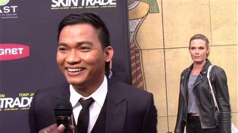 Tony Jaa Skin Trade Red Carpet Exclusive Interview Youtube