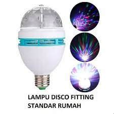 Jual Lampu Disco Led Putar Rotate Full Colour Minibar Cafe Fitting