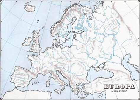 Mapa De Europa Pol Tico F Sico Y Mudo Para Imprimir A Y Estudiar