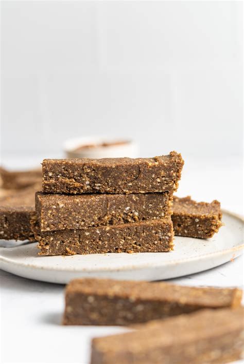 Vegan No Bake Hemp Protein Bars Running On Real Food