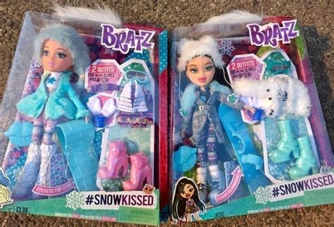 2 Brand New In Box Bratz Snowkissed CLOE JADE Bundle No Longer