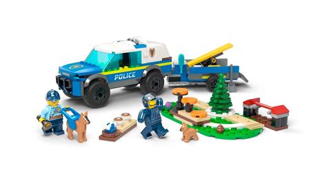 LEGO ЛЕГО City Дрессировка полицейской собаки на выезде 60369 - YouTube