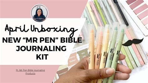 New Mr Pen Bible Journaling Kit Unboxing Bible Study Supplies