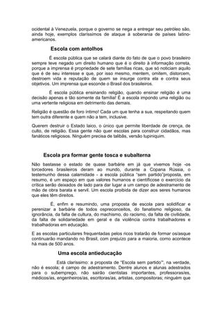 Escola Sem Partido Lucia Ivanov PDF