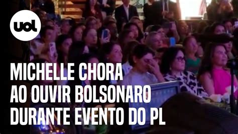 Michelle Chora Ao Ouvir Mensagem De Bolsonaro Durante Evento Do PL