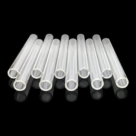 10 Pcs Multicolor Glass Tubes 4 Inches Long 10mm Od 7mm Id 1 5mm Thick Wall Glass