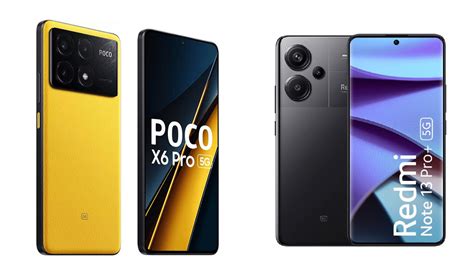 Poco X6 Pro 5g Vs Xiaomi Redmi Note 13 Pro 5g Mobile Comparison