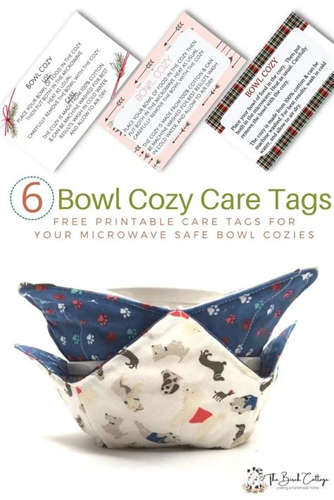 Printable Bowl Cozy Tags Printable Word Searches