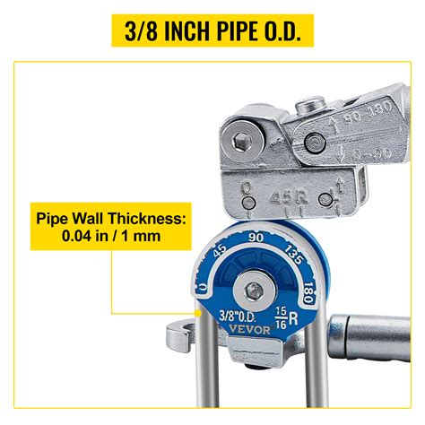 Dobladora De Tubos De 3 8 Pulgadas Dobladora De Tubos De 180 Grados