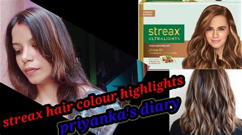 Streax Hair Highlights At Home Ghar Par Hair Highlight Kaise Kare