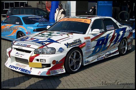 2001 Nissan Skyline R34 Drift by compaan-art on DeviantArt