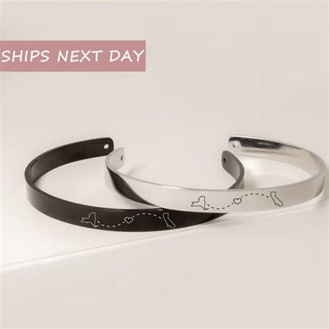 Long Distance Relationship Bracelet - Etsy