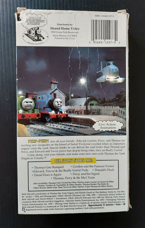 Thomas Friends Thomas Gets Bumped Other Stories VHS 1992