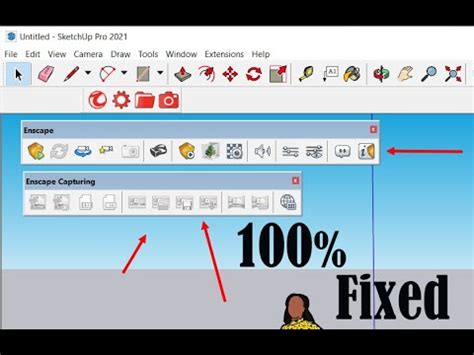 Solution For Enscape Not Showing In Sketchup Youtube