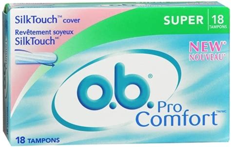 OB Pro Comfort Applicator Free Digital Tampons Super Absorbency 18