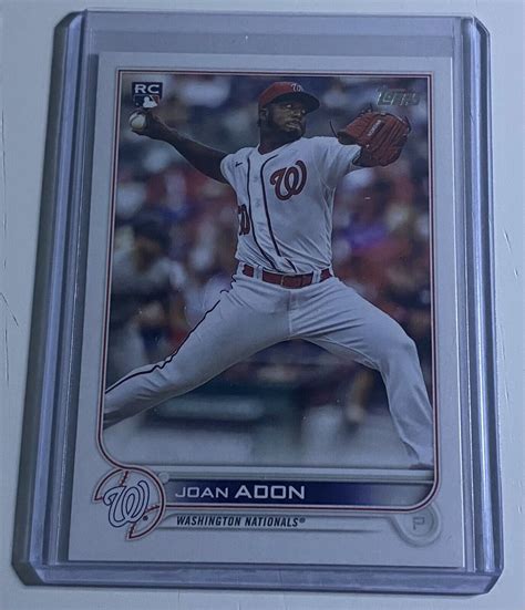 Joan Adon Topps Series Rookie Rc Washington Nationals Ebay