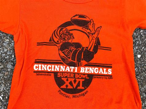 Cincinnati Bengals 1982 Super Bowl Shirt Vintage 80s | Etsy