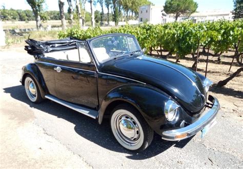 Location Volkswagen Coccinelle 1975 Noir 1975 Noir Grans