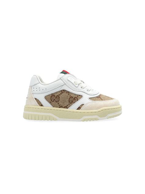 Gucci Kids Re-Web Sneakers | Neutrals | FARFETCH