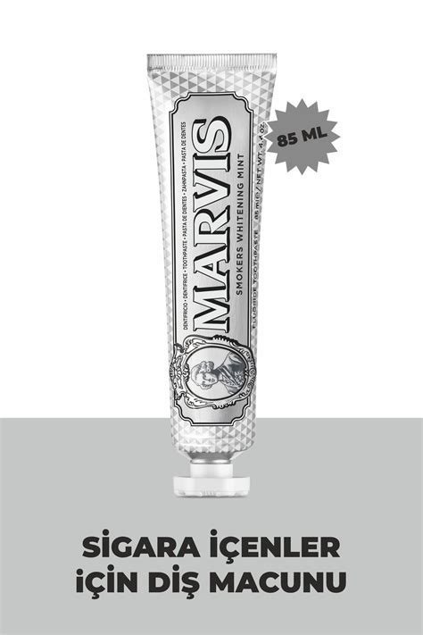 Marvis Smokers Whitening Mint Diş Macunu 85 ML Fiyatı Yorumları Trendyol