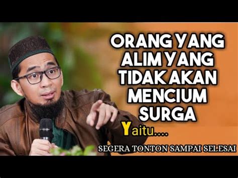 Awas Bahayaorang Yang Belajar Hanya Untuk Di Sebut Alim Dan Merasa