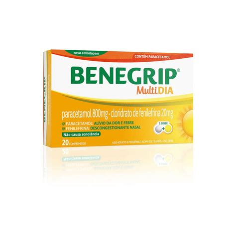 Bula Do Benegrip Multidia Para Que Serve E Como Tomar Droga Raia