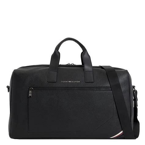 Tommy Hilfiger Th Central Bds Black Duffle Bag