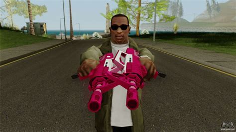 Bullpup Rifle Pink Gta V For Gta San Andreas