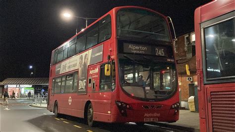 FRV Metroline Route 245 Alperton Sainsburys Golders Green Wright