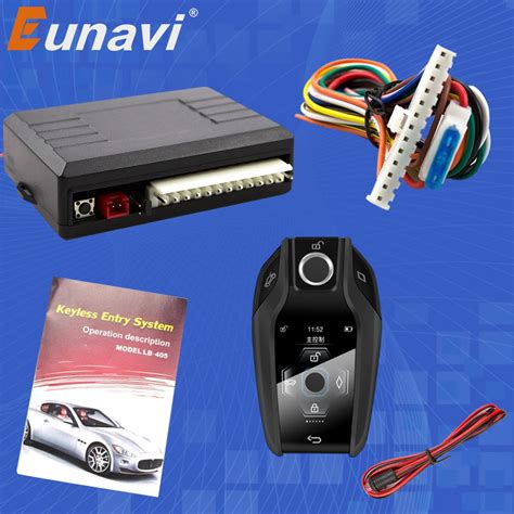 Eunavi Universal Car Alarm System Auto Door Remote Central Control Lock