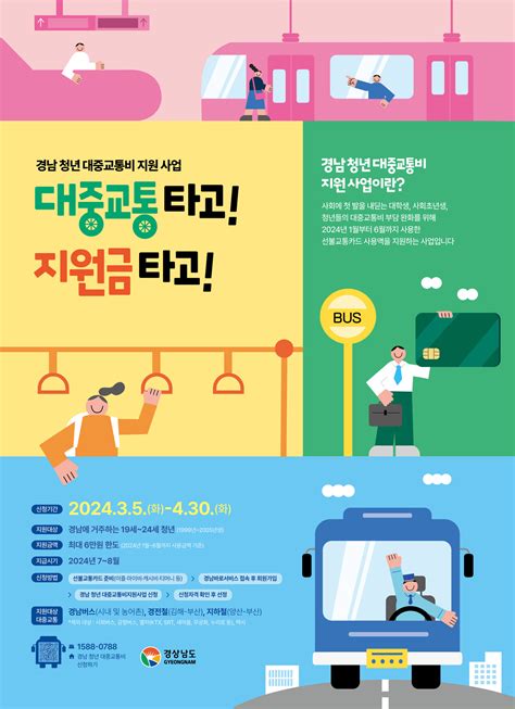 거제시 19~24세 대중교통비 최대 6만 원 지원