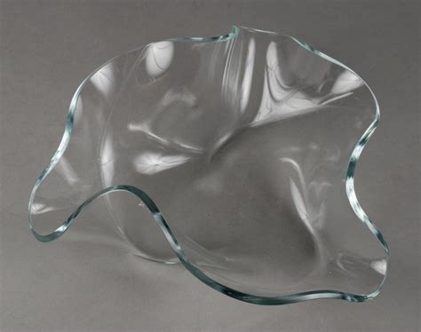 Small Slumped Glass Bowl By Laurel Fyfe