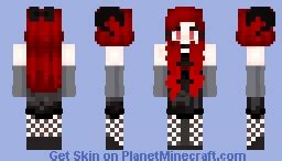 My first skin - Demon girl Minecraft Skin